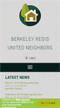 Mobile Screenshot of berkeleyregisneighbors.org